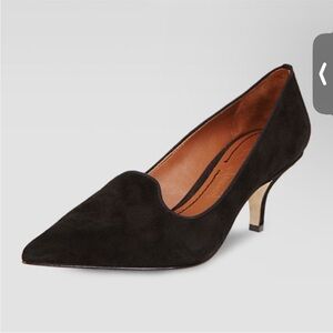 Elizabeth & James Clark Black Suede Heels Size 7.5